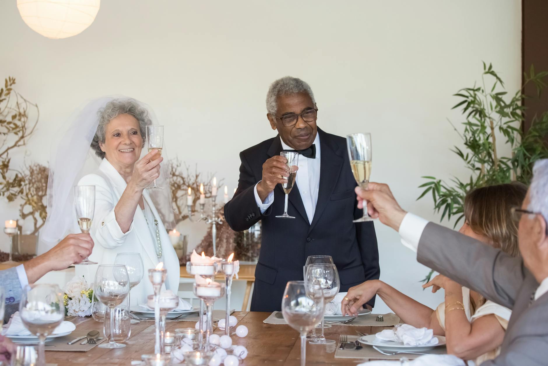 Couple Champagne Celebration