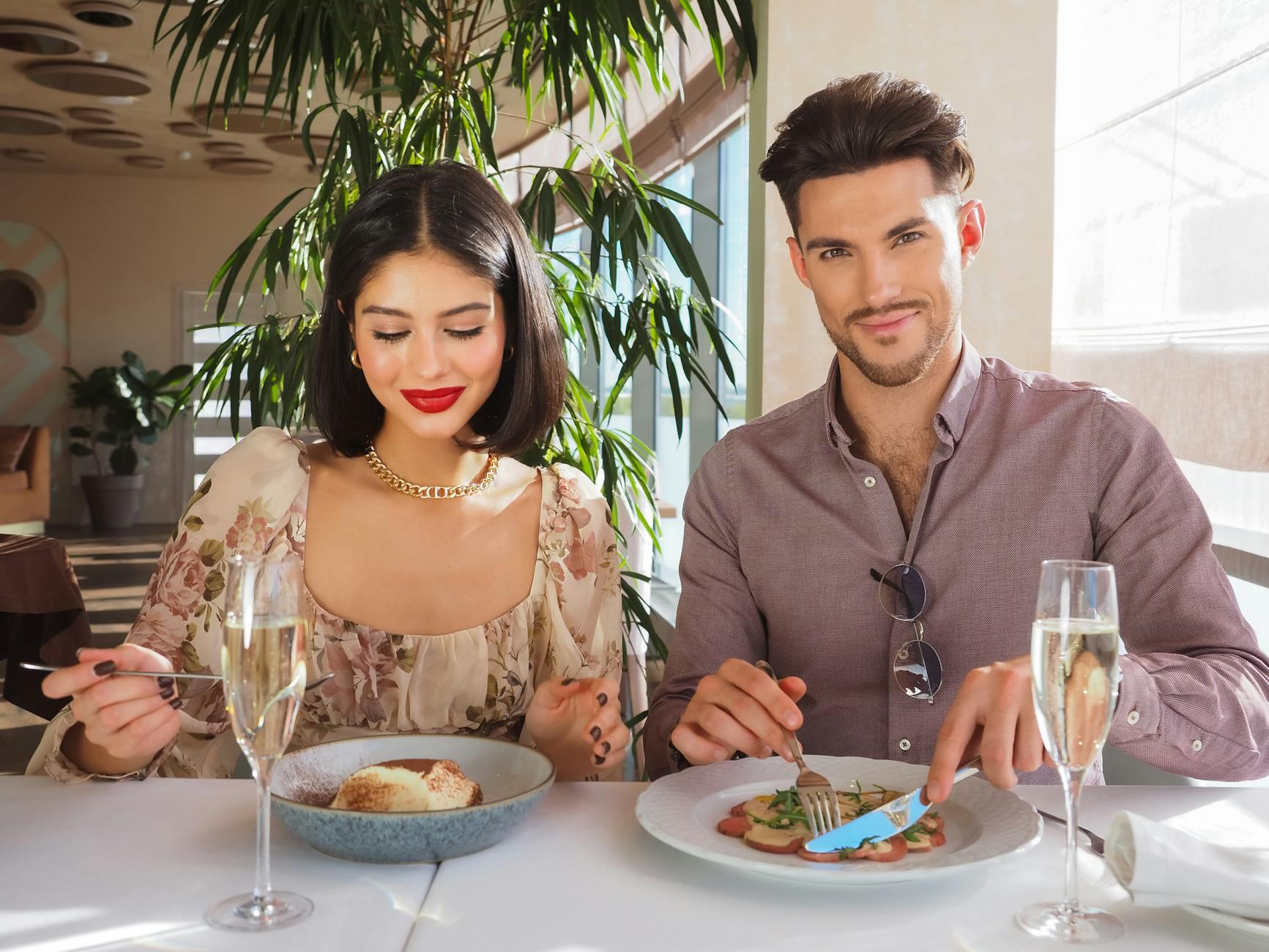 Couple Fine Dining