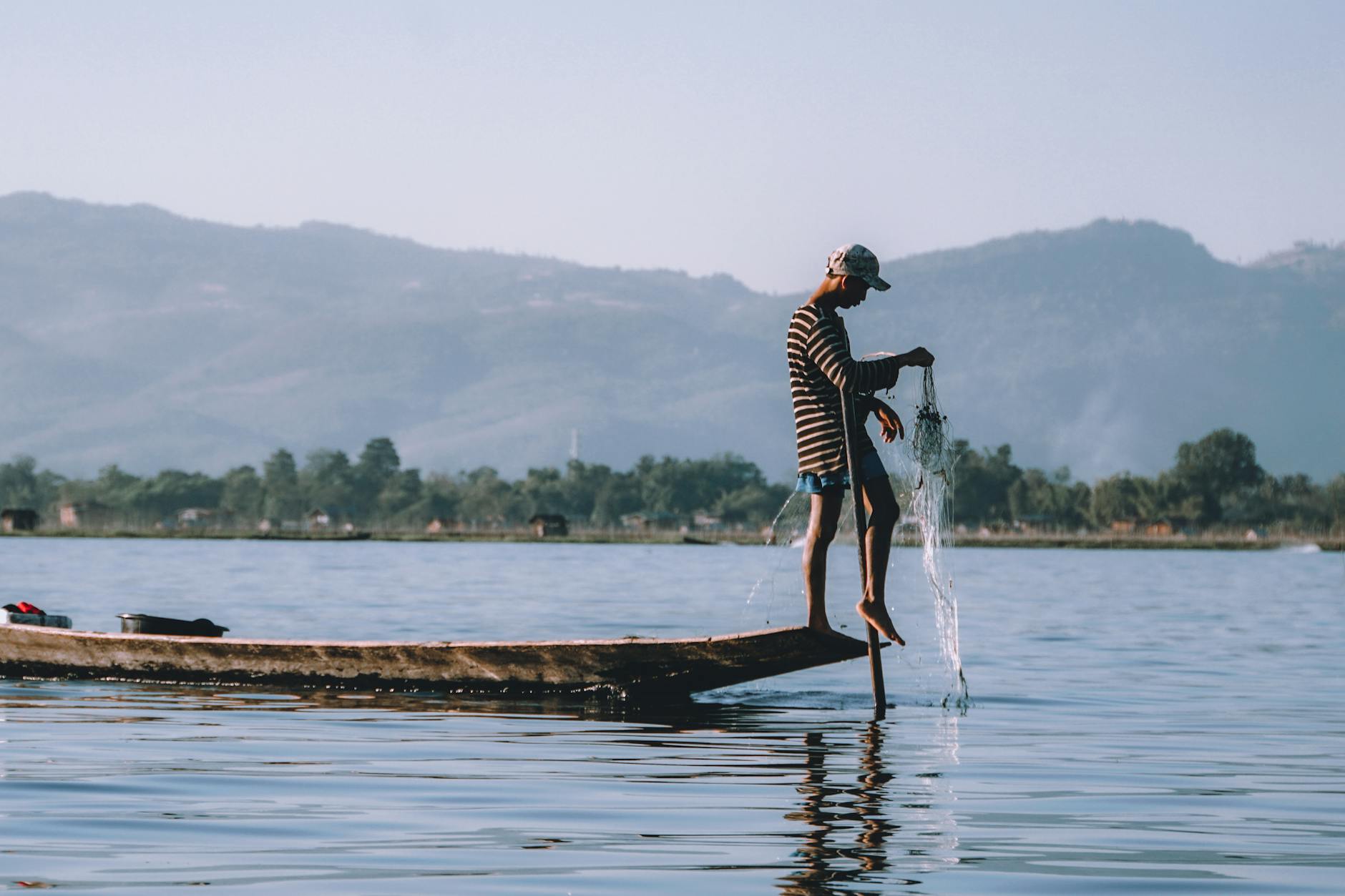 Retirees Fishing Lake
