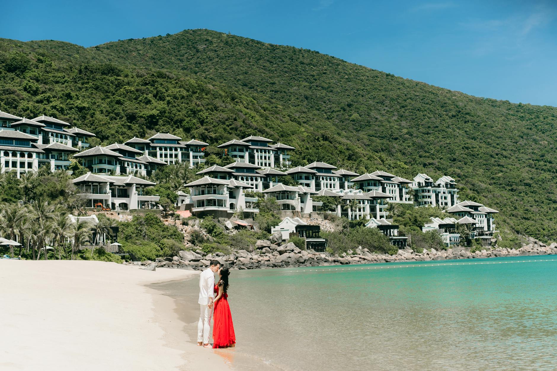 Couple Beach Resort Luxury