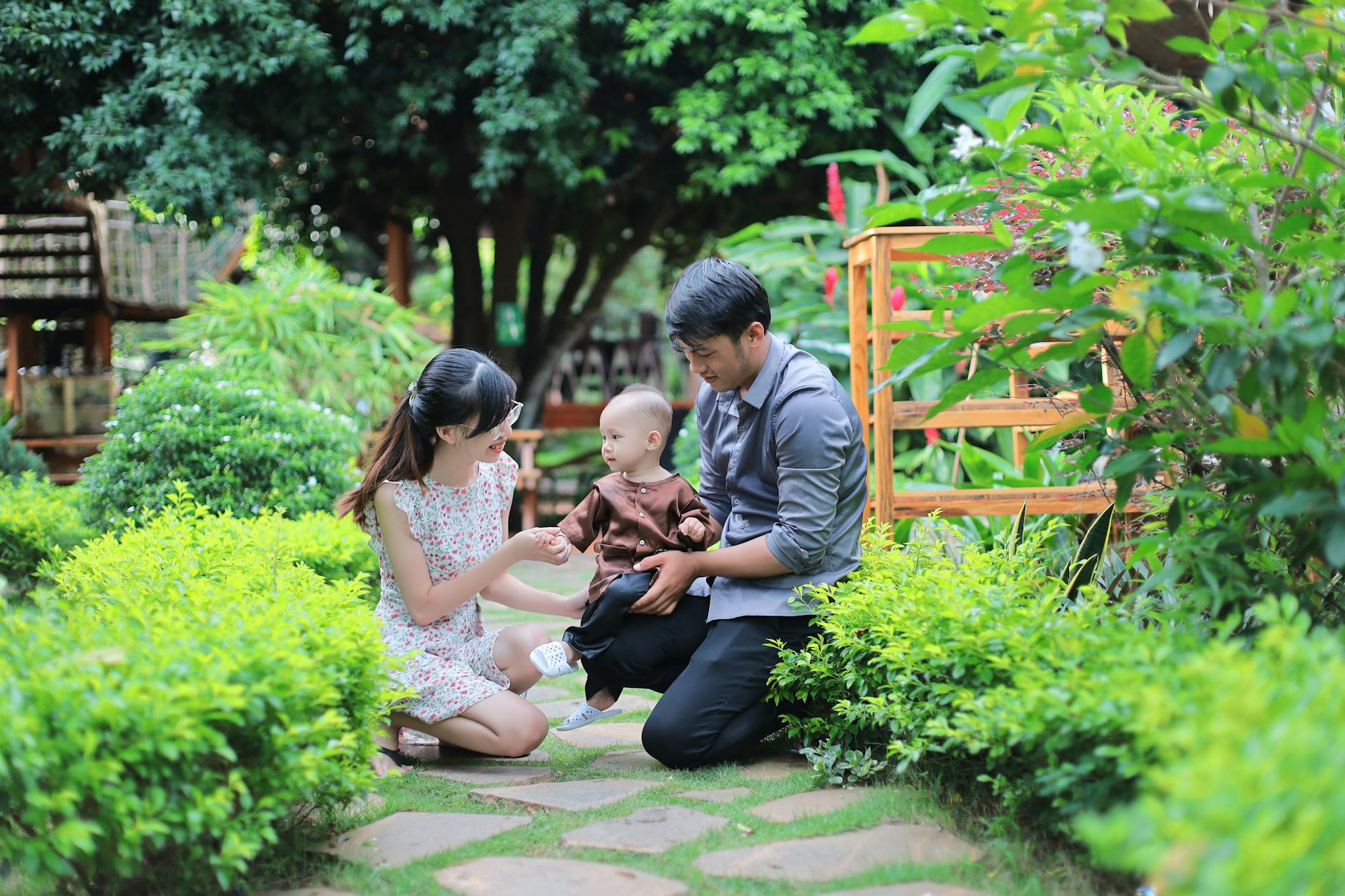 Family Gardening Together