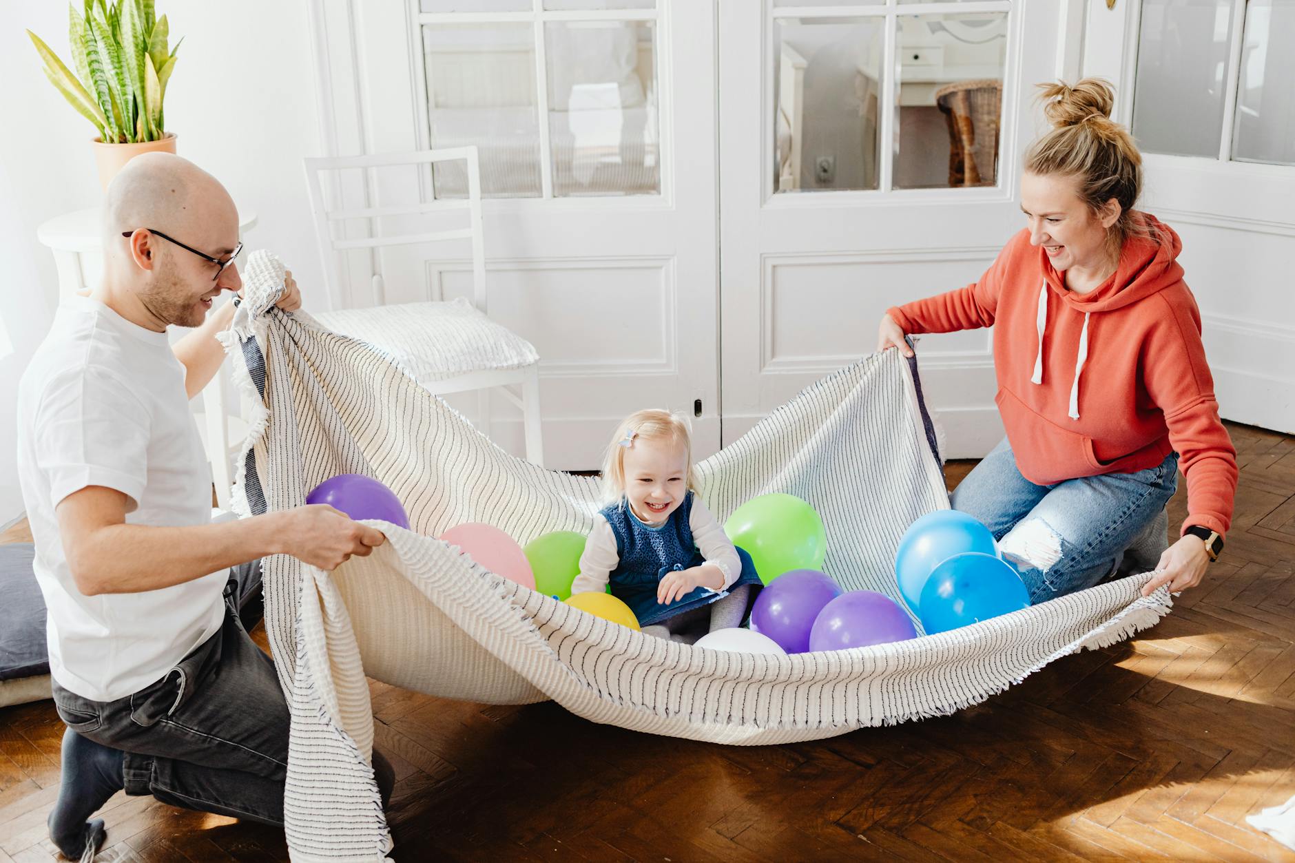 Family outdoor fun together