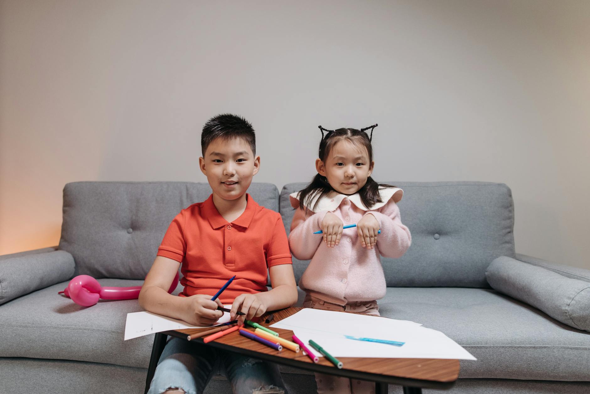 Siblings Playing Together