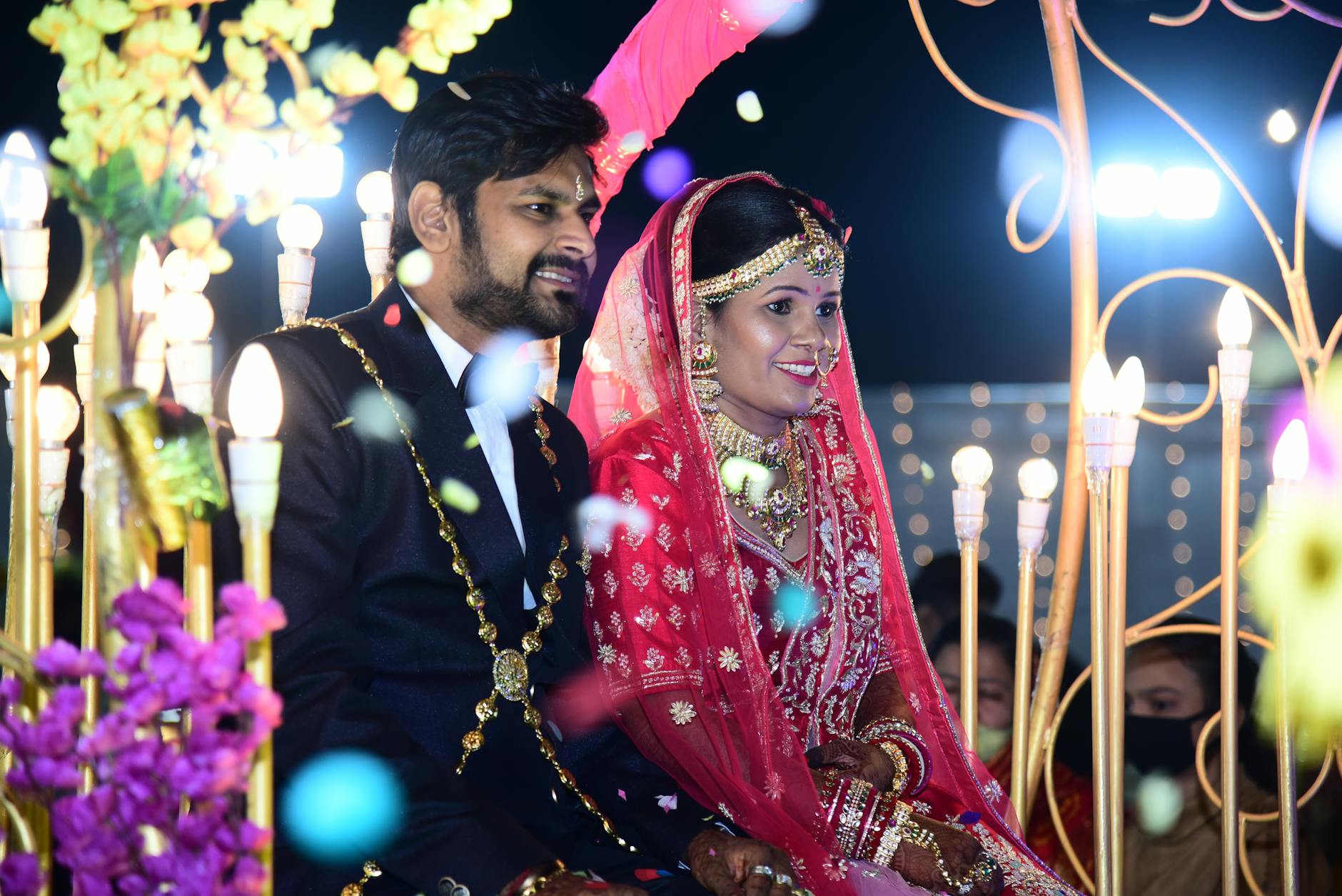 Couple planning their financial future