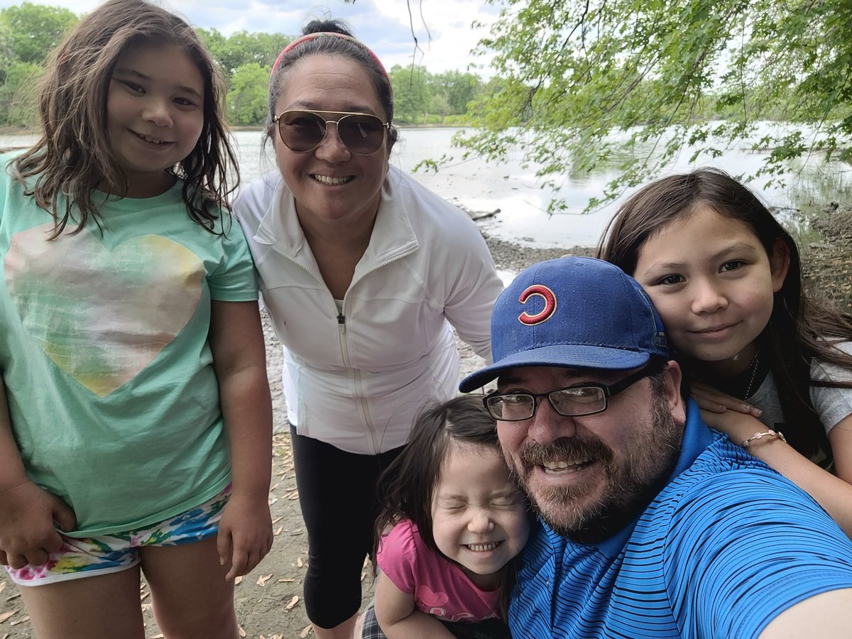 Dominic Franchi with his family